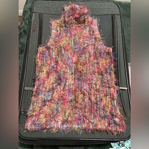 Multi color sleeveless top small